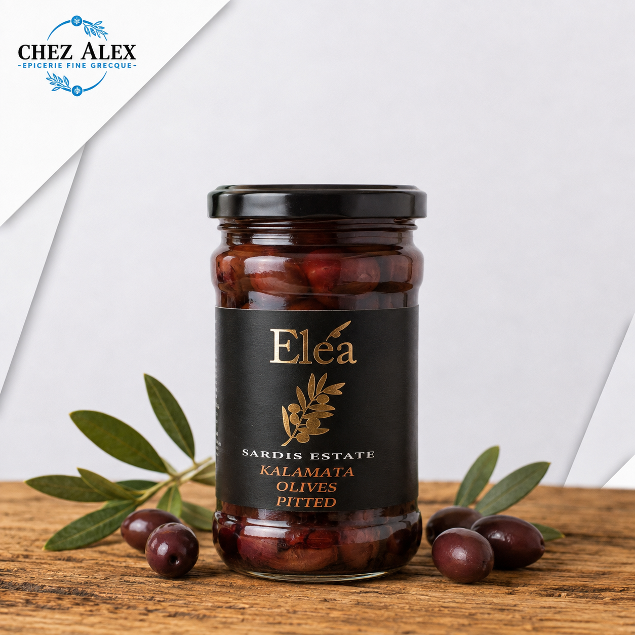 Olives Kalamata dénoyautées Élea- Sardis Estate