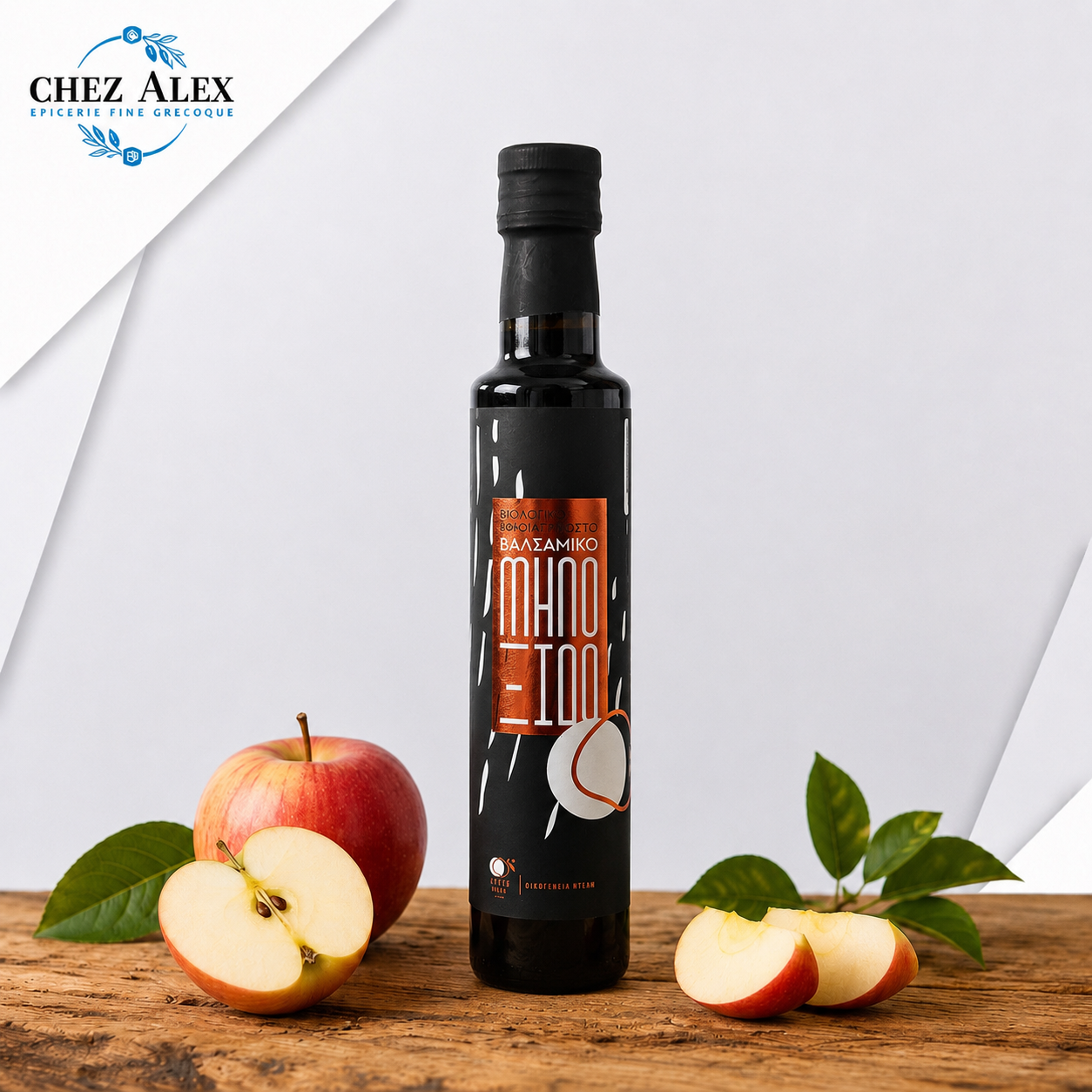 Vinaigre balsamique de pommes BIO - non filtré - Chrisi Milia