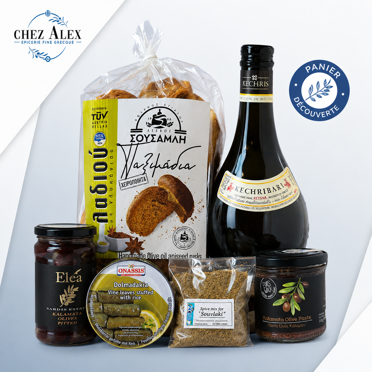 Panier découverte apéro grec